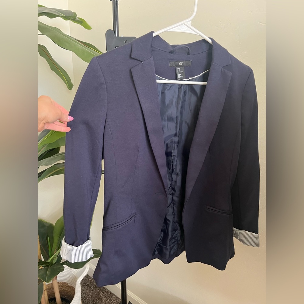 Classic navy blazer